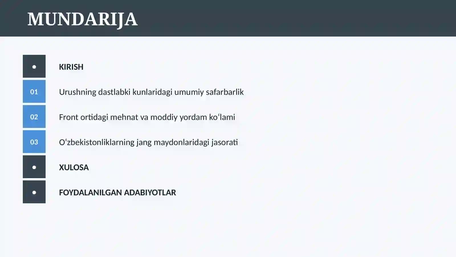 IKKINCHI JAHON URUSHI YILLARIDA O’ZBEK XALQINING FASHIZM USTIDAN QOZONG`ALABAGA QO’SHGAN HISSASI 2
