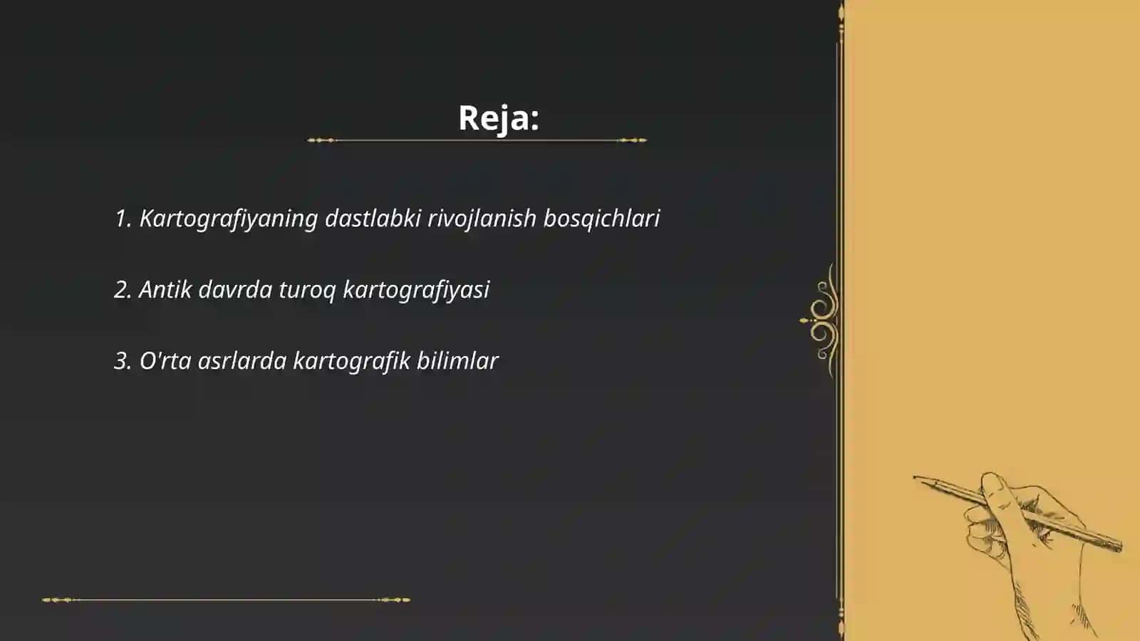 Dunyo turoq kartografiyasining rivojlanish tarixi 2
