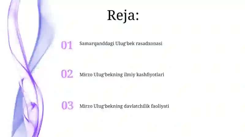 Ulug’bek rasadxonasi va uning ahamiyati 2