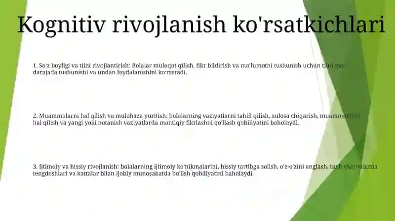 Maktabgacha Va BoshlangʻIch TaʼLim Oluvchilarning Tarbiyalanganlik Darajasini Baholash Indikatorlari 2