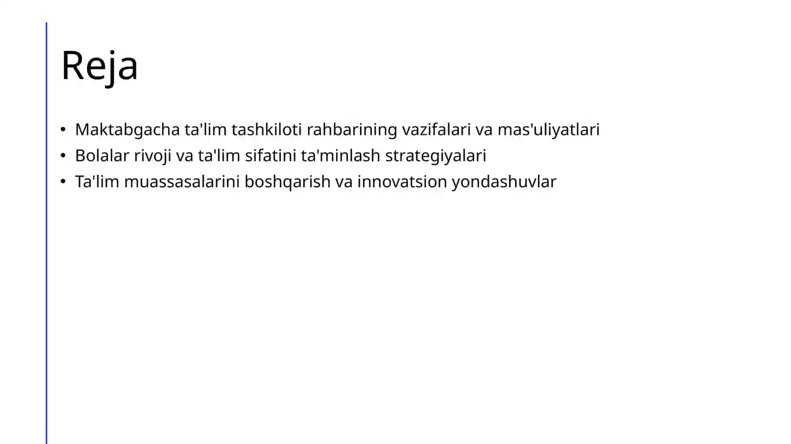 Maktabgacha taʼlim tashkiloti rahbari 2