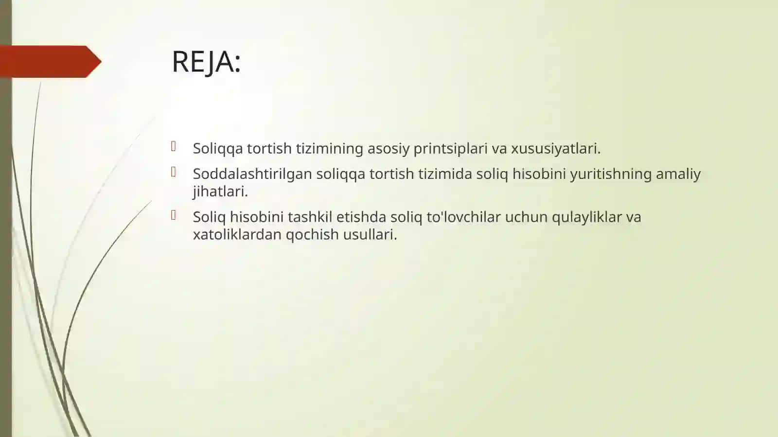 Soddalashtirilgan soliq qator tizimida soliq hisobini tashkil etish va yuritish 2