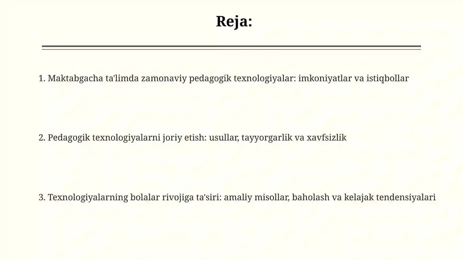 Maktabgacha ta'limda ilg'or pedagogik texnalogiyalarni qo'llash 2