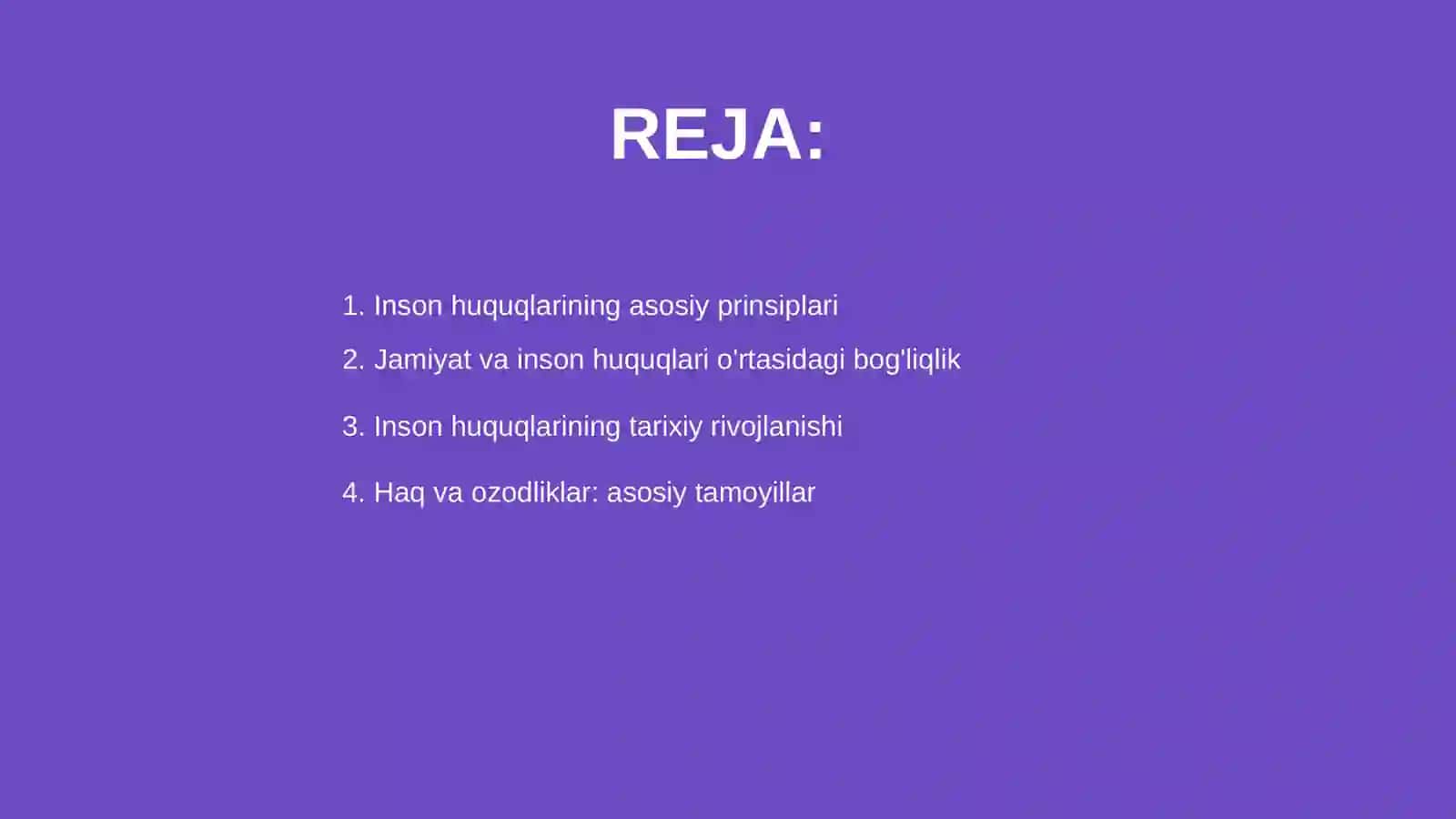 Inson huquqlari jamiyat poydevori 2