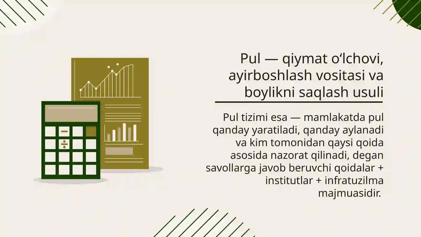 Pul tizimi 2