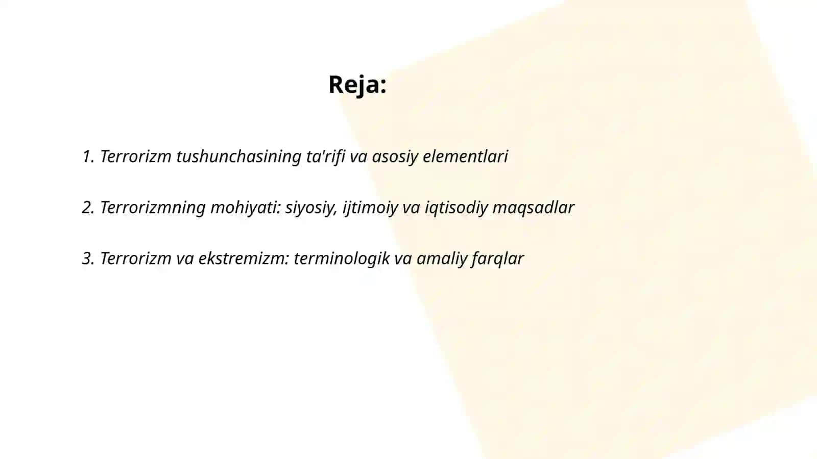 Terrorizm tushunchasi va mohiyati 2