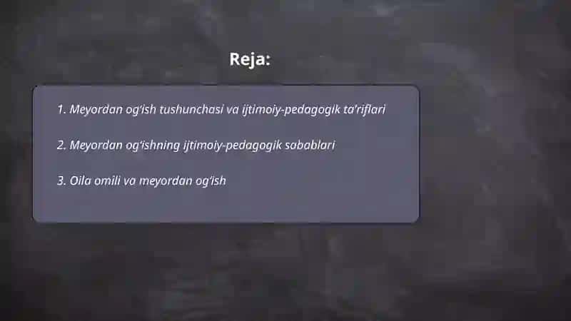 Meyordan ogʻish tushunchasi va ijtimoiy-pedagogik taʼriflari 2