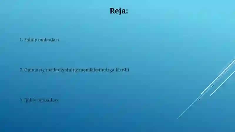 Yurtimizda ommaviy madaniyatning kirib kelishi va uning ijobiy va salbiy oqibatlari 2