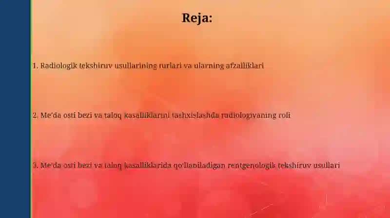 Oshqozon osti bezi va taloq kasalliklarida radialogik tekshirish usullari 2