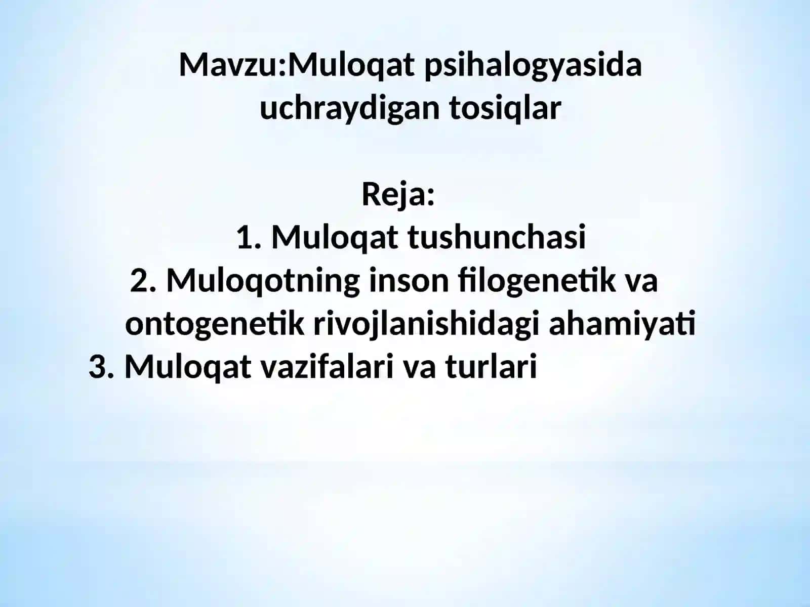 Muloqatpsihalogyasidauchraydigantosiqlar 2
