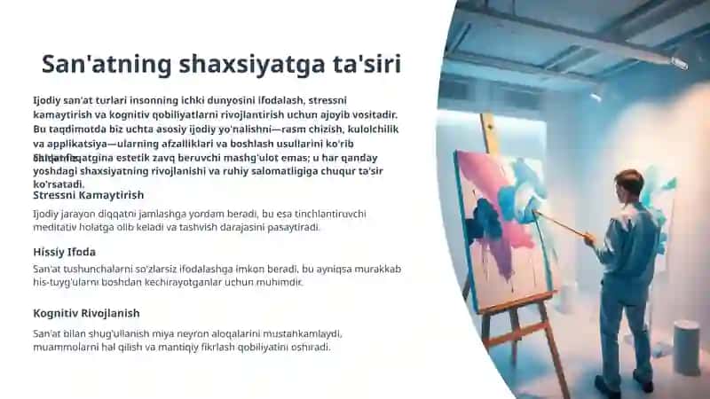 Rasm chizish, loydan narsa yasash va applikatsiya 2