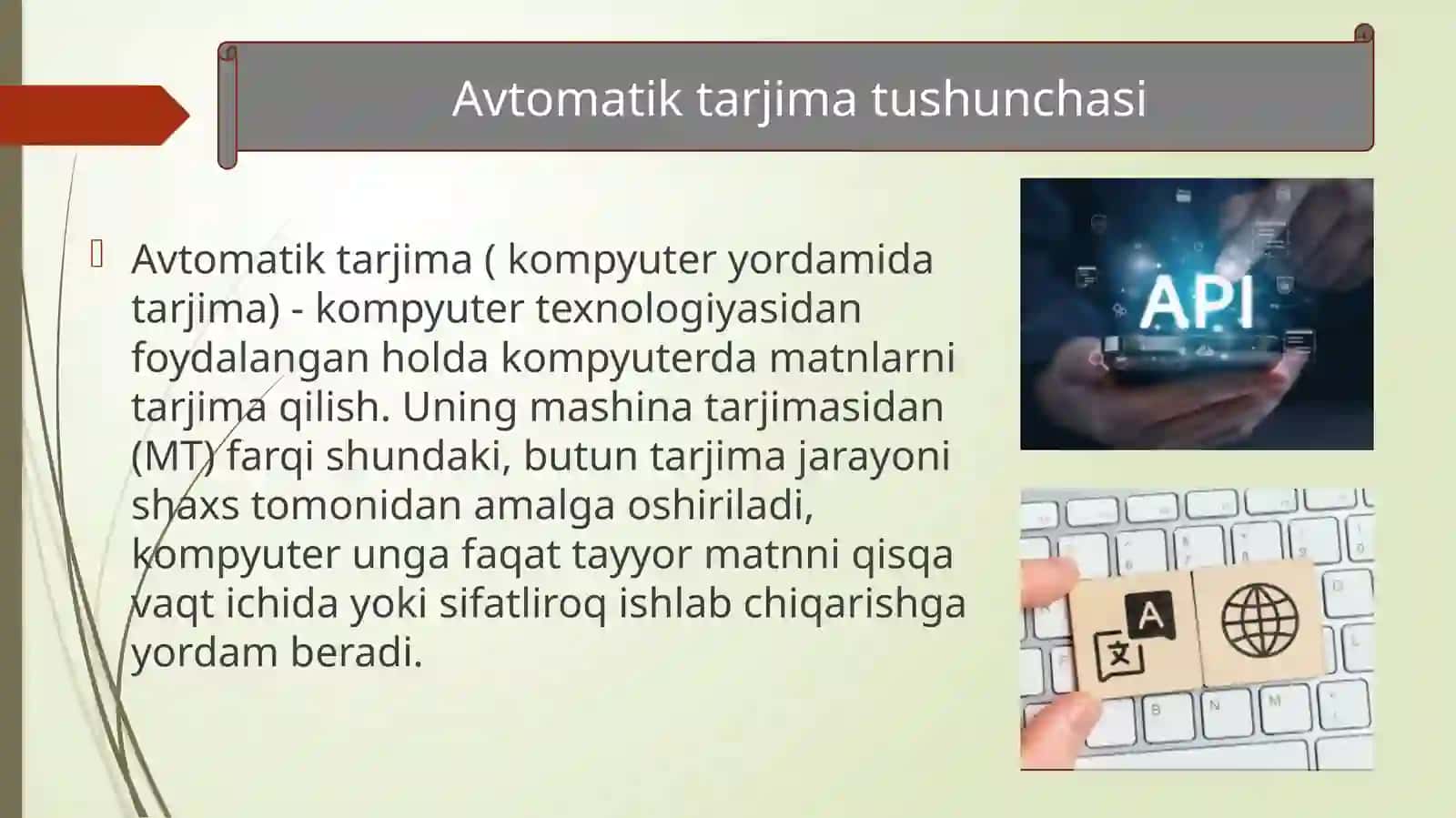 Kompyuterlingvistikasida avtomatik tarjima yo'nalishi va tarjimon dasturlar 2