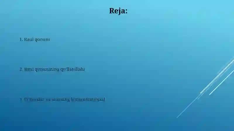 Raul qonuni 2