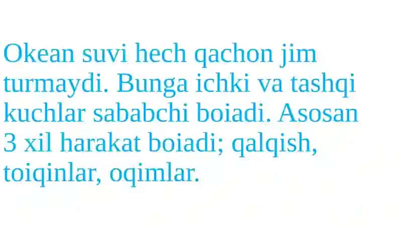 Umumiy tabiiy geografiya 2