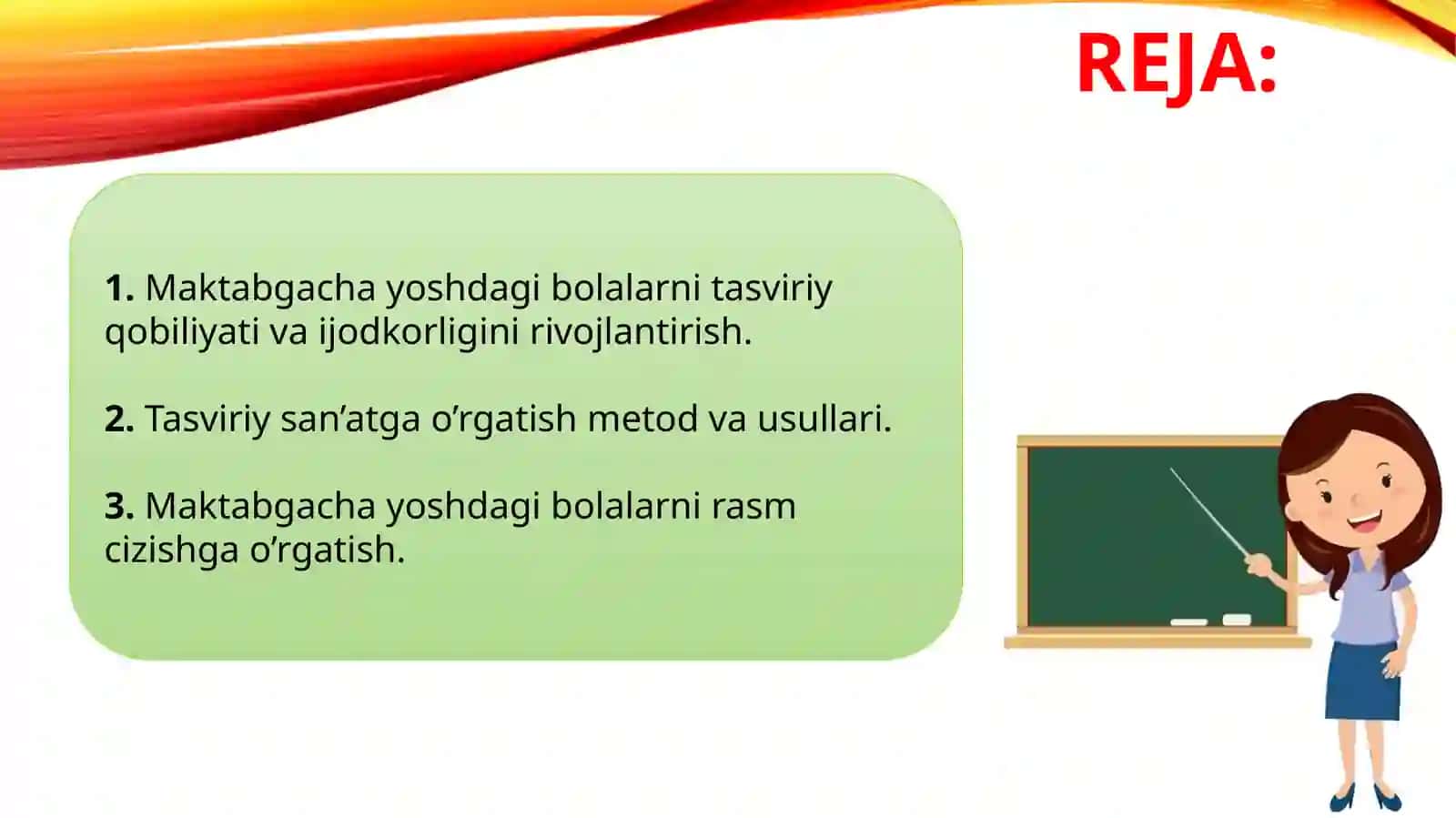 Tasviriy Faoliyatga O'rgatish Metodikasi 2
