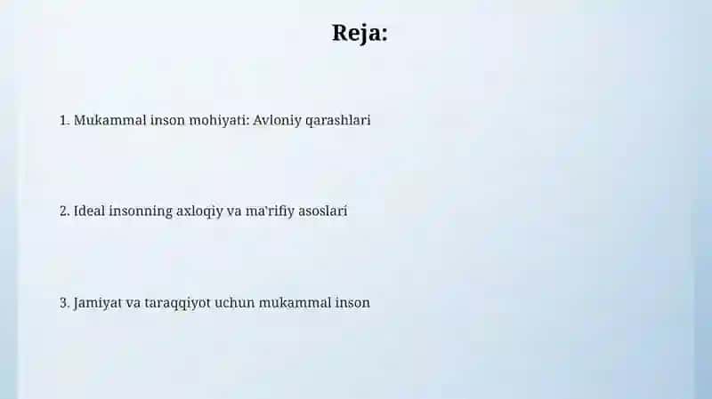 Abdulla Avloniyning komil inson haqidagi qarashlari 2