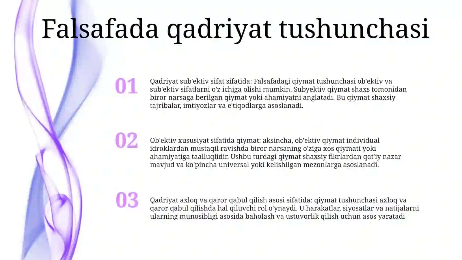 Falsafada Qadriyat Tushunchasining Ma'Nosi Va UningUmumiyTavsifi 2