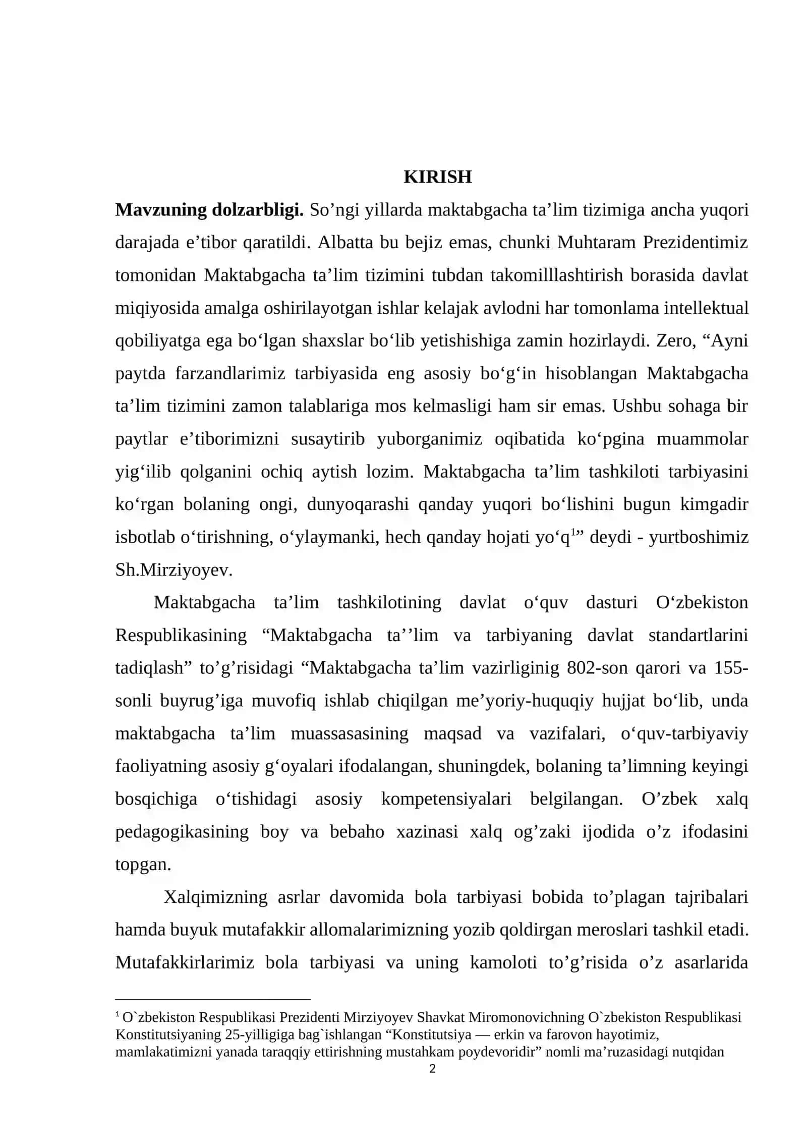 Maktabgacha ta’lim tashkilotida o‘quv va tarbiyaviy faoliyati 2