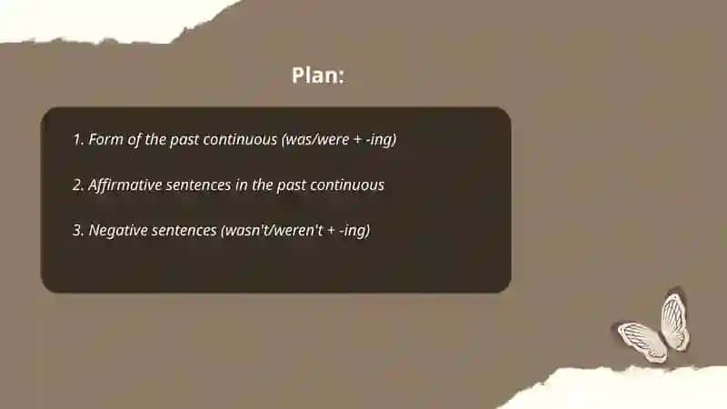 Past countinous tense 2
