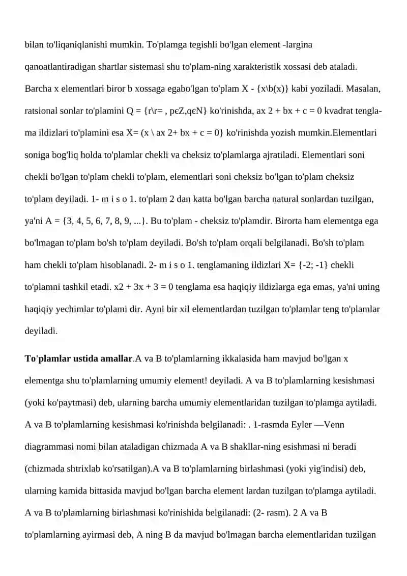 Ratsional sonlar cheksiz o’nli kasr shaklida tasvirlash 2