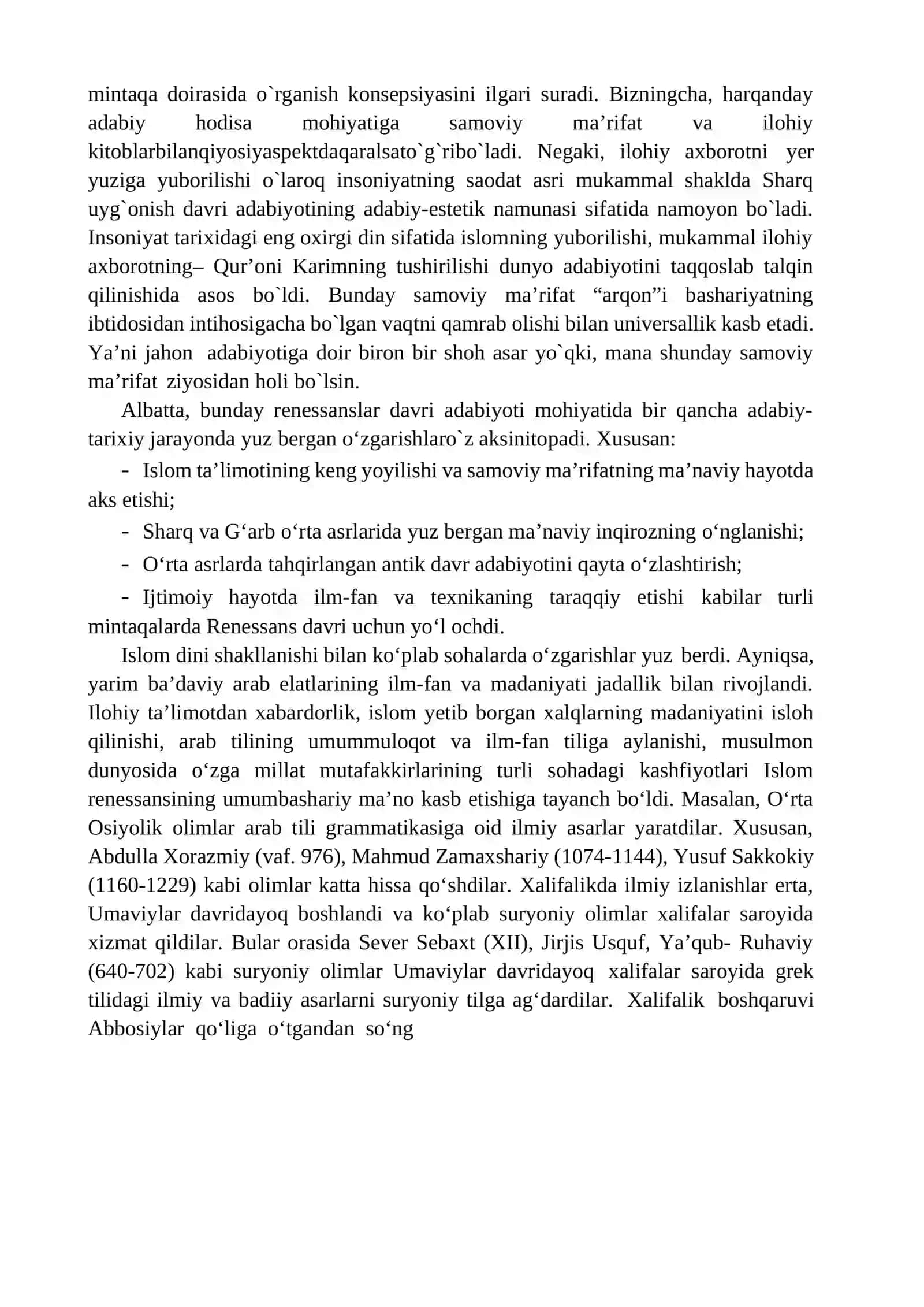 8-MA’RUZA. SHARQ VA G‘ARB RENESSANS ADABIYOTINI QIYOSIY O‘RGANISH 2