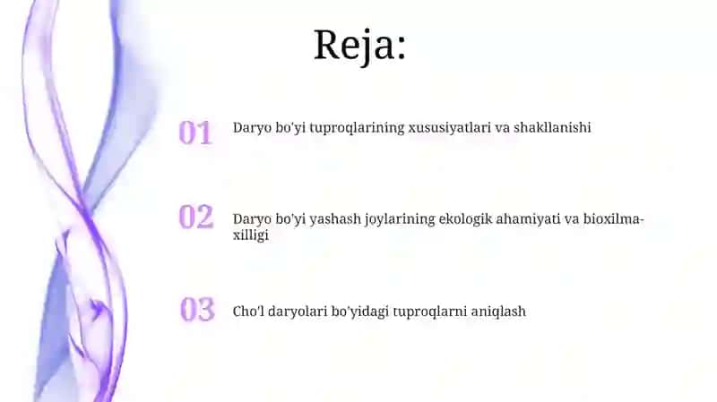 Daryo sohil tuproqlari 2