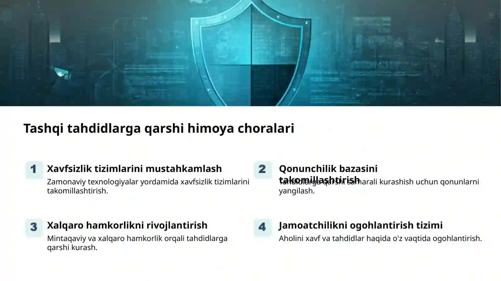 Axborot xavfsizligi: himoya va tahdidlar 2