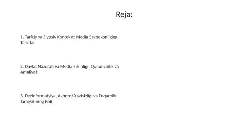 Tarixiy va Siyosiy Kontekst: Media Savodxonligiga Ta'sirlar 2