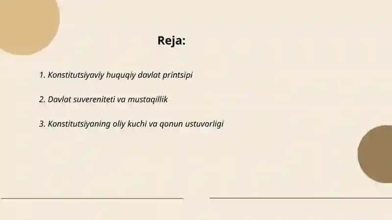 O'zbekiston Respublikasi Konstitutsiyasining asosiy prinsiplari 2