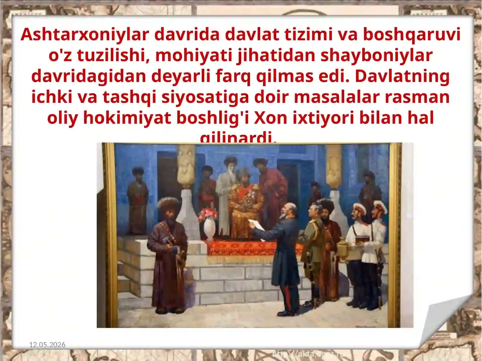 Ashtarxoniylardavrida ijtimoiy-iqtisodiy hayot 2