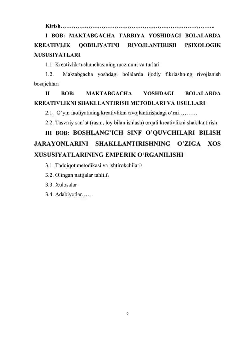 Maktabgacha tarbiya yoshidagi bolalarda kreativlik qobiliyatini rivojlantirish psixologik xususiyatlari.docx 2