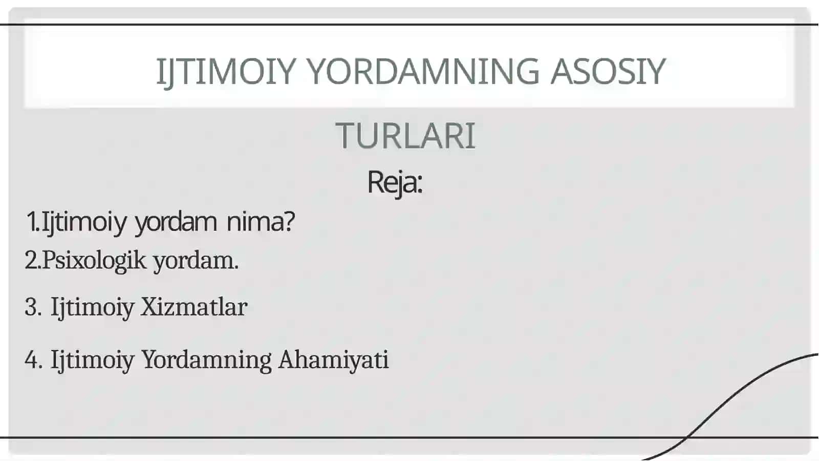 Ijtimoiy Ish Tarixi va Xorijiy Tajriba Slaydi 2