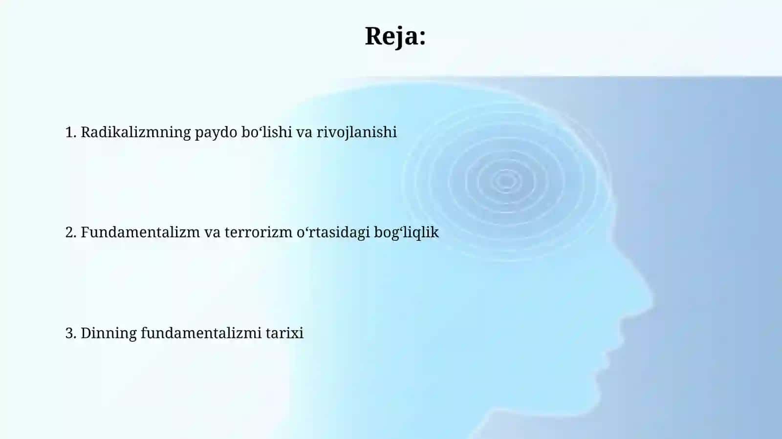 Diniy fundamentalizm radikalizm va terrorizmning tarixivayoʻnalishlari 2