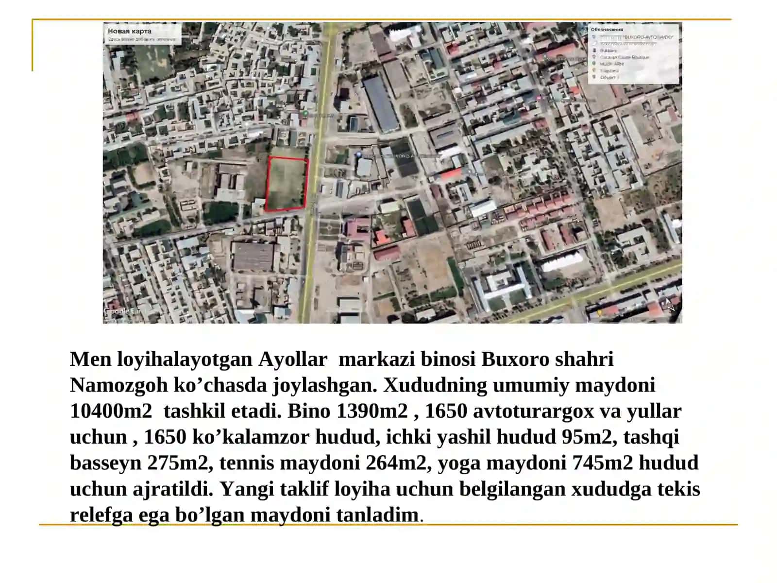 Ayollar markazi binosi loyihasi. Diplom loyiha.ppt 2