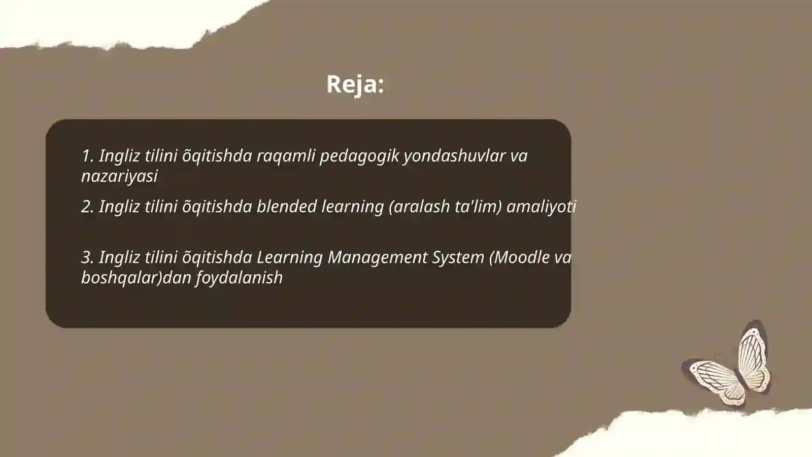 Ingliz tilini õqitishda raqamli pedagogika va zamonaviy AKT vositalari 2