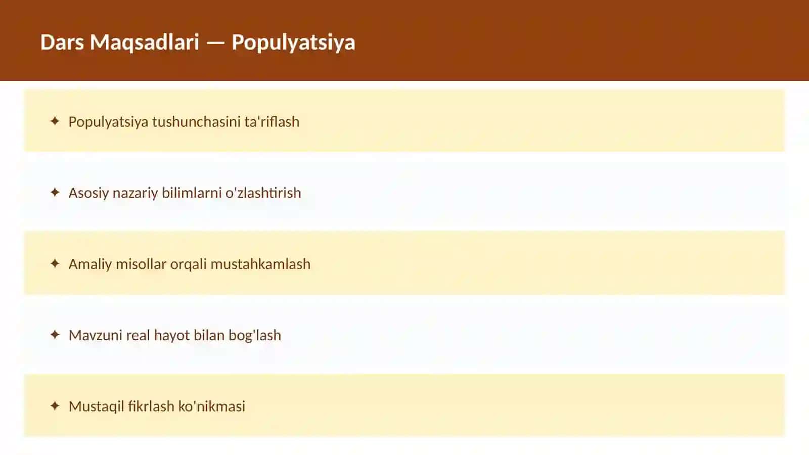 BIOLOGIYA Ekologiya O'qituvchilar va talabalar uchun dars ishlanma Fayl #001908 | Amber dizayn 2