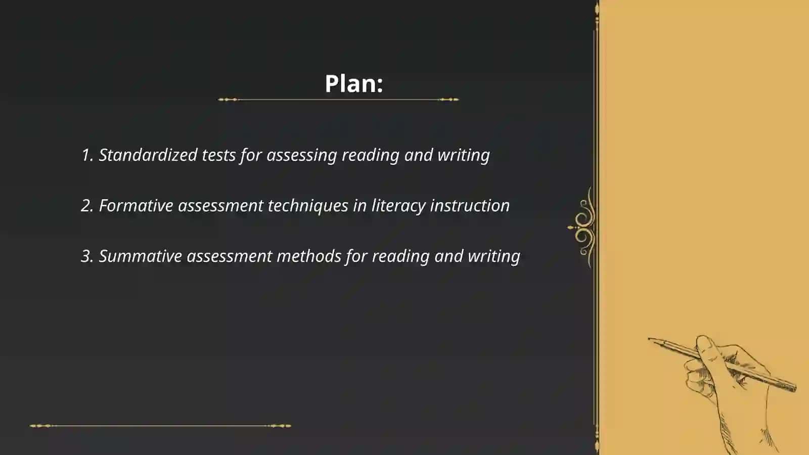 Various methods for Assessing Reading and writing 2