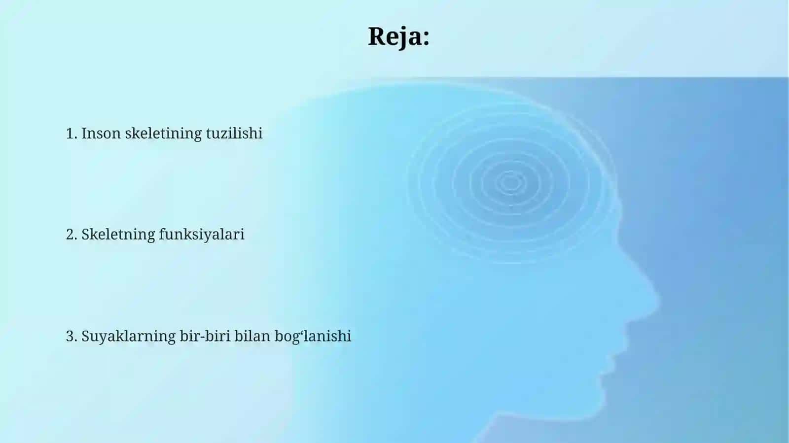 Odam skeletining tuzilishi va birikishi 2