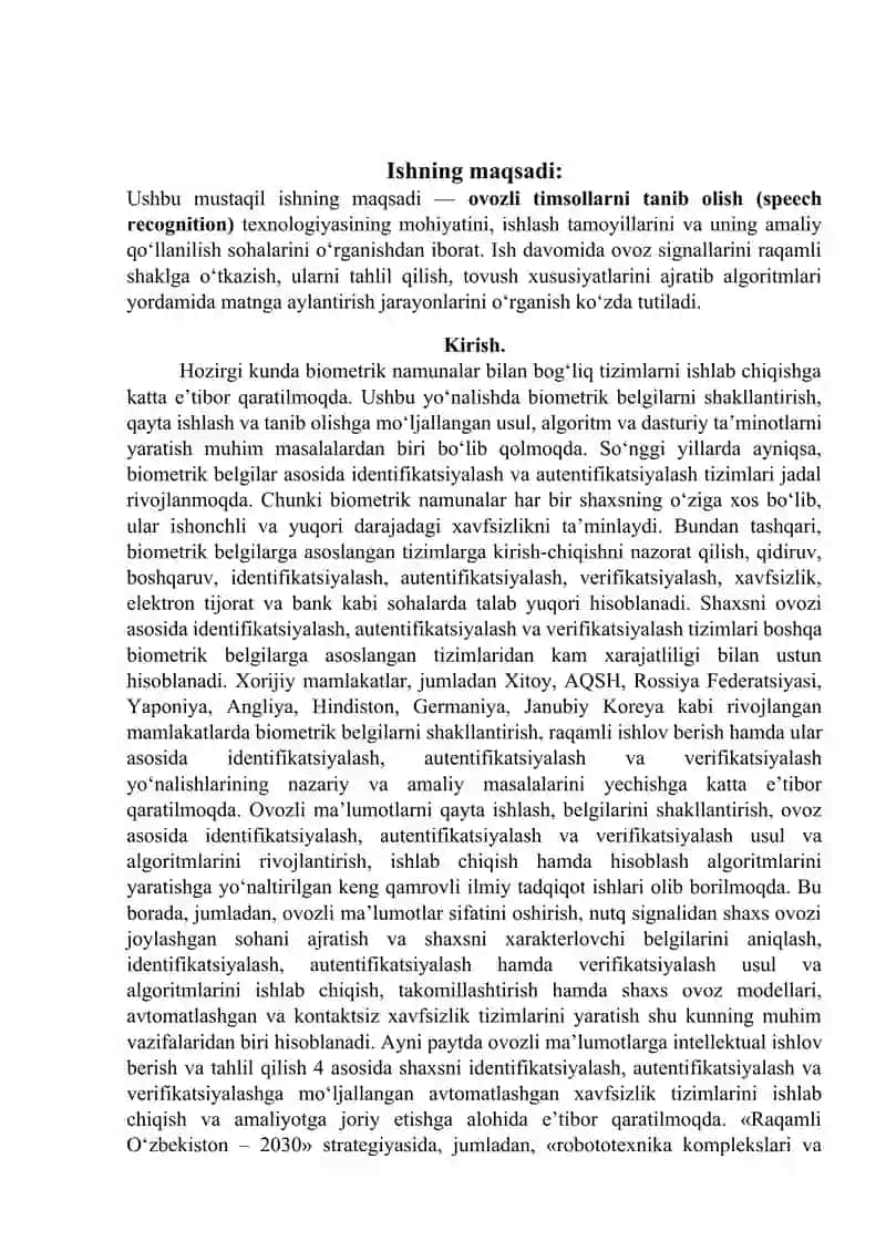 Ovozli timsollarni tanib olish 2