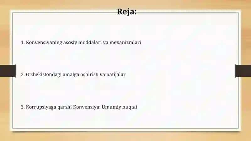 BMT Korrupsiyaga qarshi konvensiyasi 2