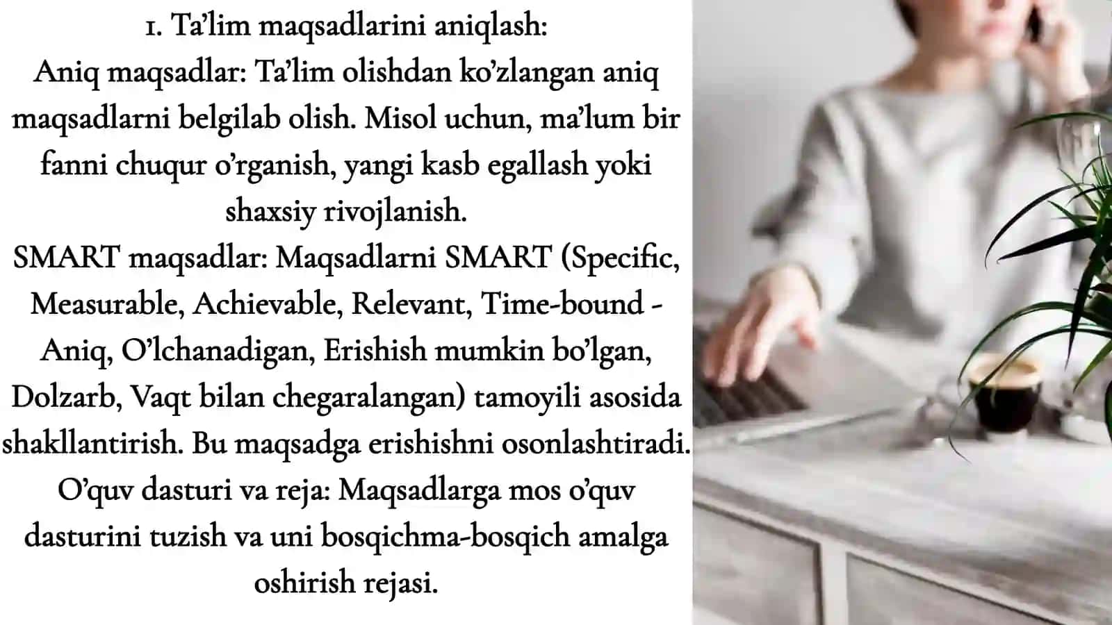 Ta'lim olish jarayonini samarali tashkil etish 2