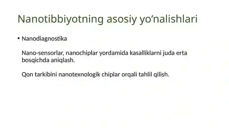 Nanotibbiyot va nanoetika 2