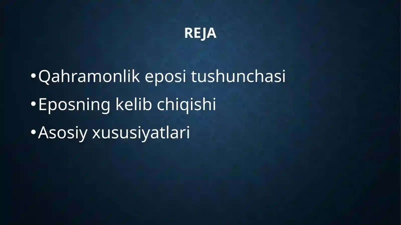 Qahramonlik eposlari 2
