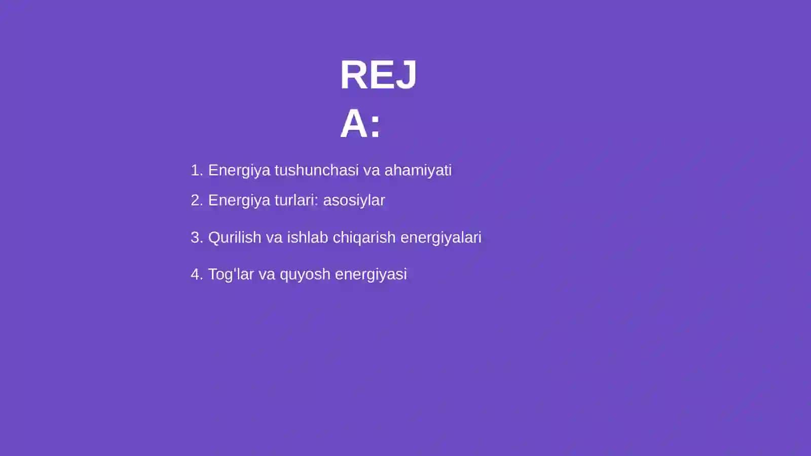Energiya va uning turlari 2