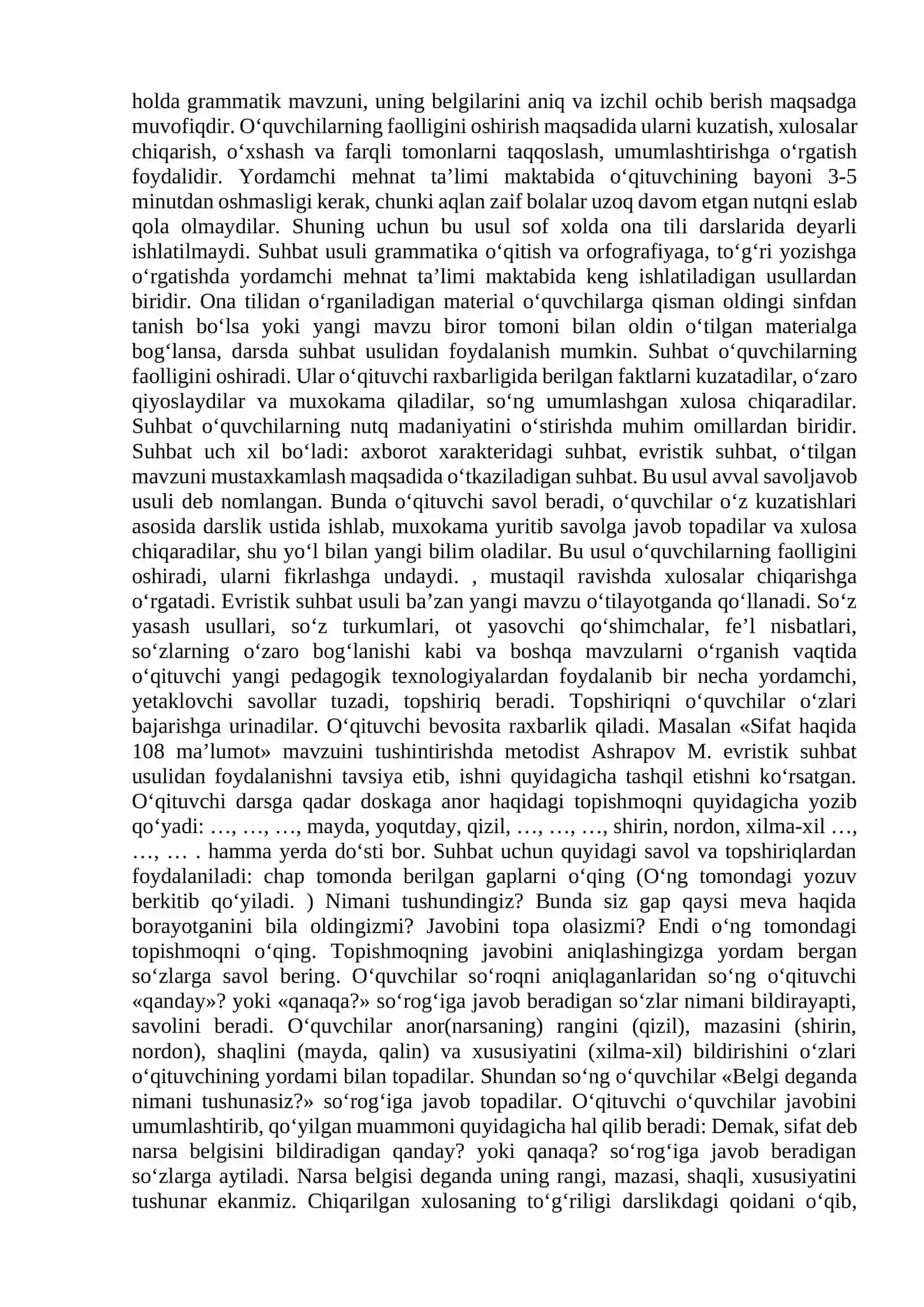 Grammatik tushunchalarni shakllantirish metodikasi 2