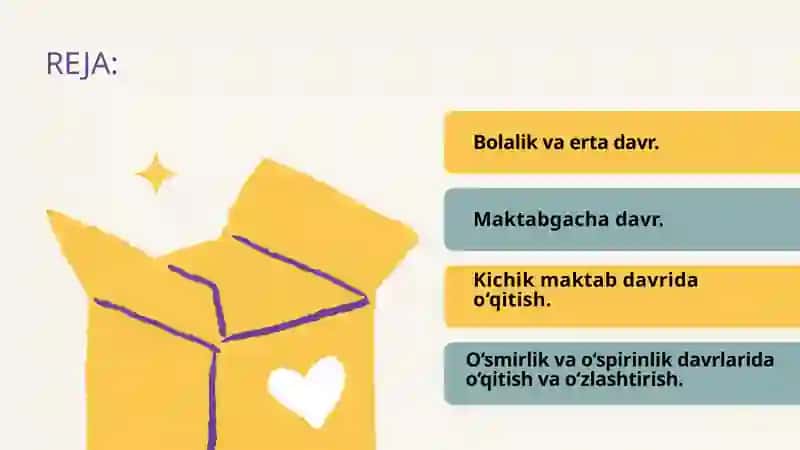 TURLI YOSH DAVRLARIDA O‘ZLASHTIRISHXUSUSIYATLARI 2