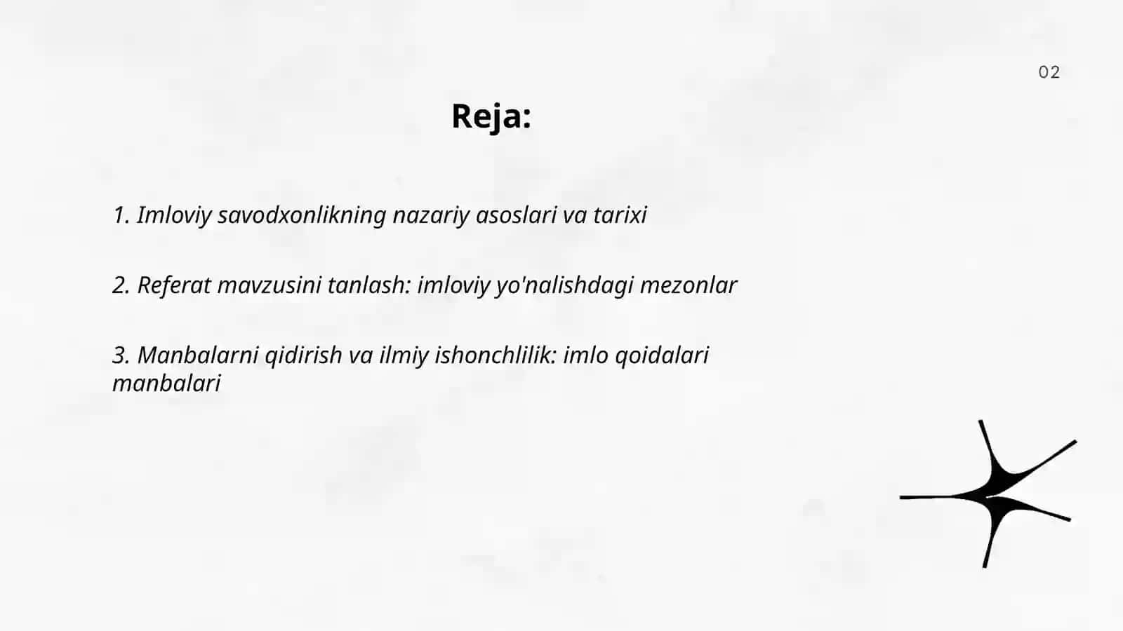 Imloviy savodxonlikning nazariy asoslari va tarixi 2