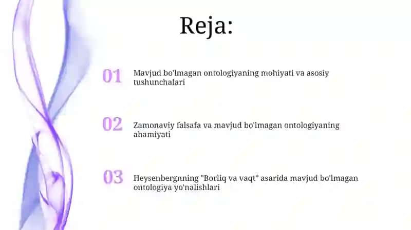 Noklassik ontologiyaniy yoʻnalishlari va mohiyati (M.Xaydeggerning Borliq va vaqt asari asosida) 2