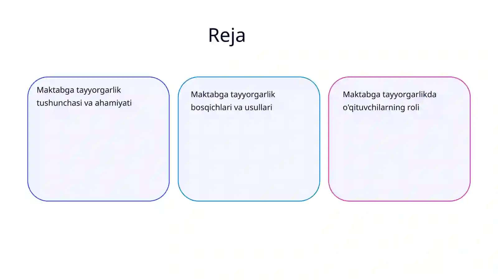 Maktabga tayyorgarlik nazariy asoslari 2