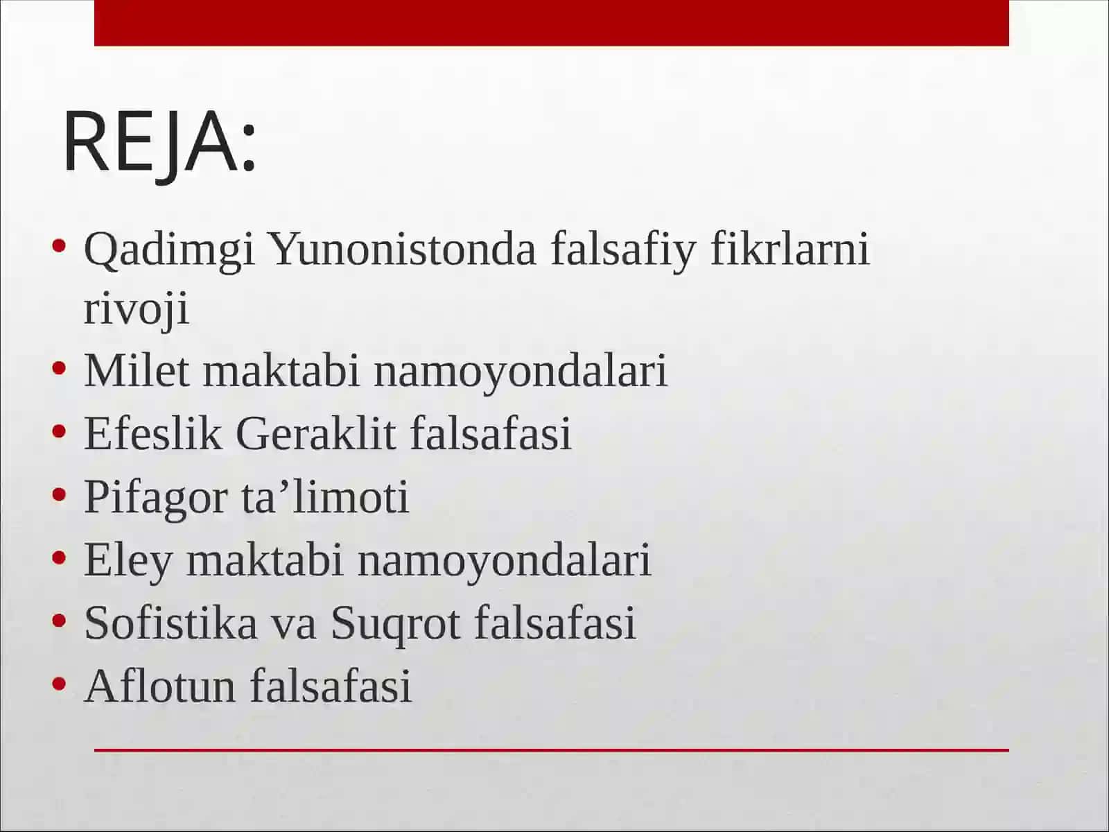 Фалсафий тафаккур тараққиёти босқичлари: Ғарб фалсафаси 2